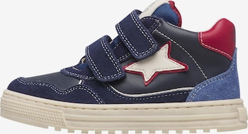 NATURINO Sneakers 'HESS HIGH 3 VL.' in Blauw: voorkant