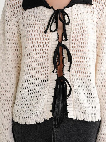 MixRay Gebreid vest in Beige