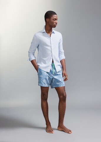 MANGO TEEN Board Shorts in Blue