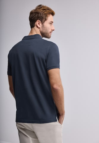 Street One MEN Piquée-Poloshirt in Blau
