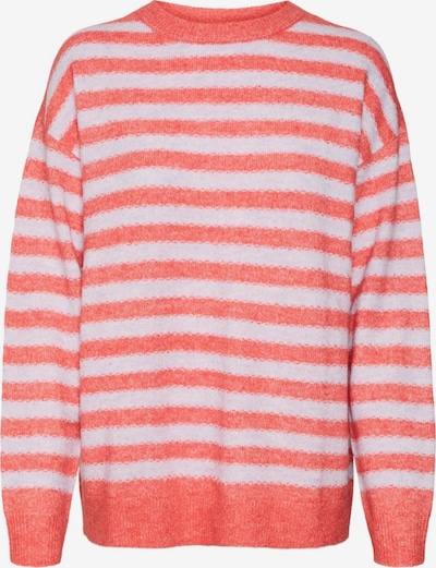 VERO MODA Pulover 'VMMARCIA' u svijetlocrvena / prljavo bijela, Pregled proizvoda