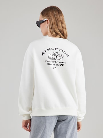 Sweat-shirt Nike Sportswear en beige : devant