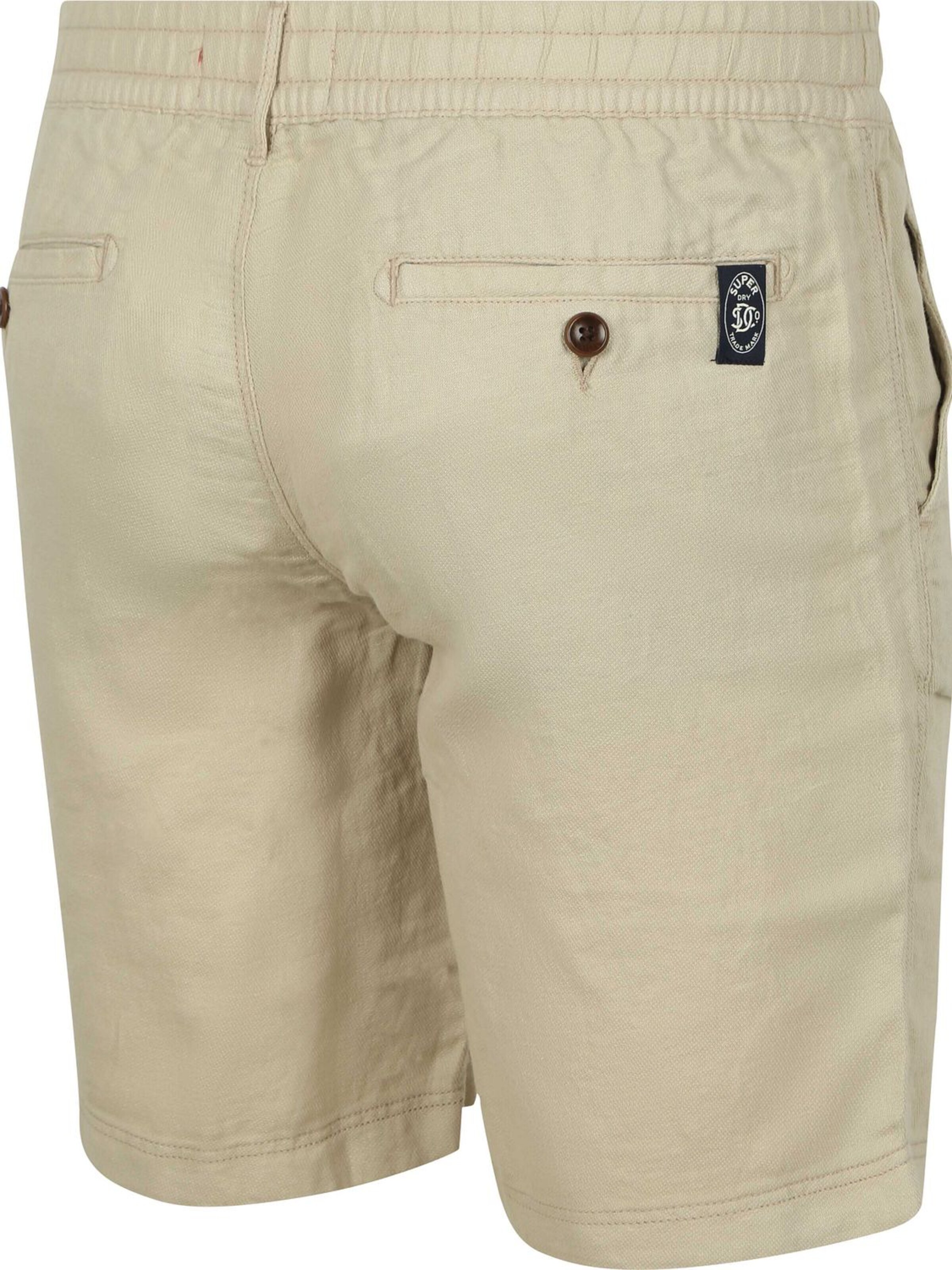 Superdry Regular Trousers in Beige