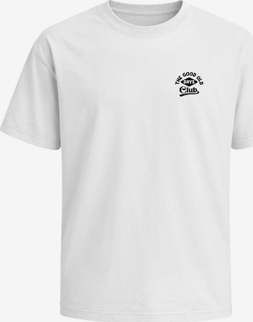 Neverless Shirt 'Good old Days' in Weiß: Vorderseite