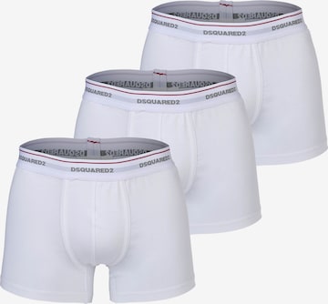 DSQUARED2 - Calzoncillo boxer en blanco: frente