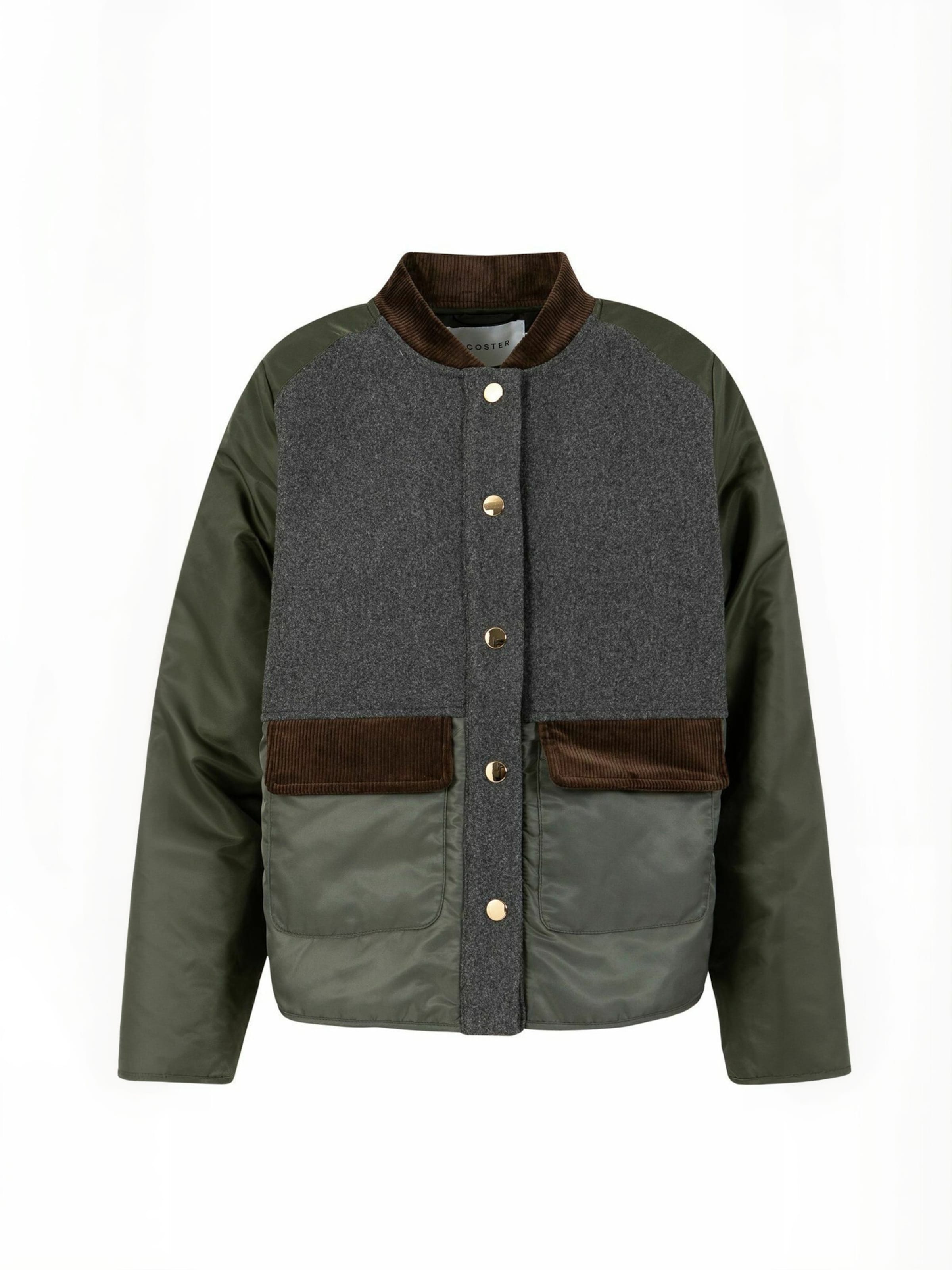 Coster Copenhagen Between-season jacket ' Courderoy ' in Mixed colours: front