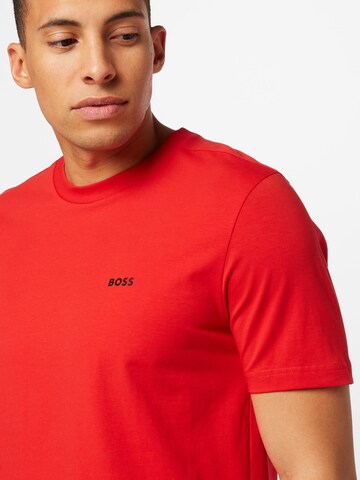 T-Shirt 'TEE' BOSS Green en rouge