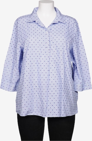 Christian Berg Bluse 12XL in Blau: Vorderseite
