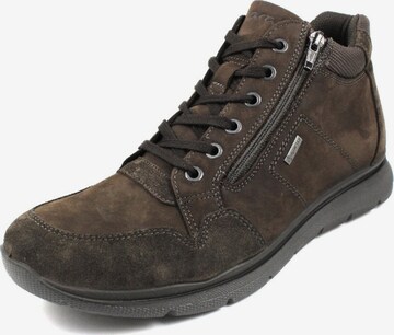 ARA High-Top Sneakers in Brown: front