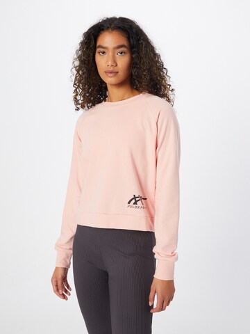 ASICS - Sweatshirt de desporto 'TIGER' em rosa: frente