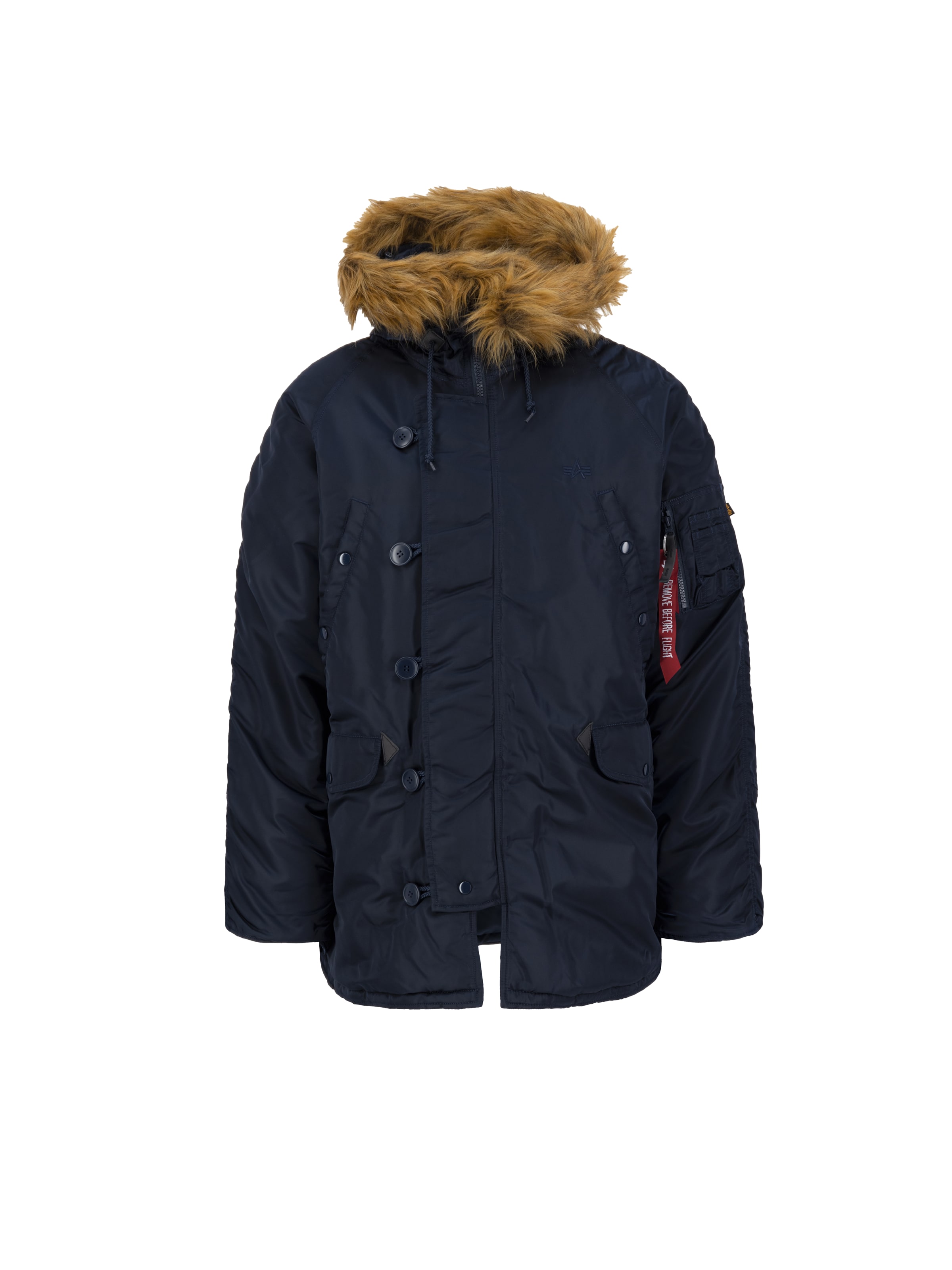 ALPHA INDUSTRIES Winter Jacket 'N-3B Heritage' in Blue: front