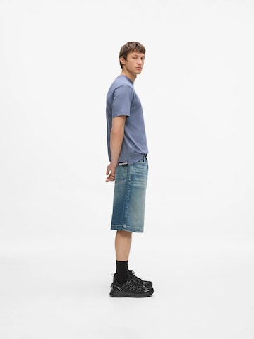 KARL LAGERFELD JEANS Bő szár Farmer - kék