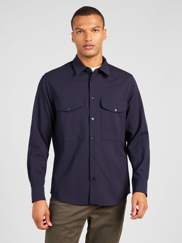 Studio Seidensticker Regular fit Button Up Shirt 'Studio' in Blue: front