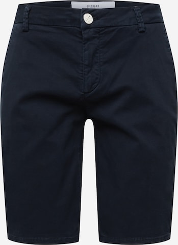 Goldgarn Chino Pants in Blue: front