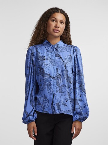 YAS Bluse 'FINLY ' in Blau: Vorderseite