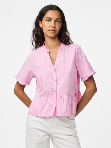 PIECES Bluse 'PCAlma' in Pink: Vorderseite