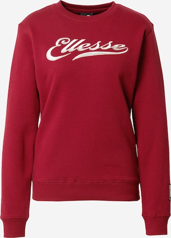 ELLESSE - Sweatshirt 'Teno' em vermelho: frente
