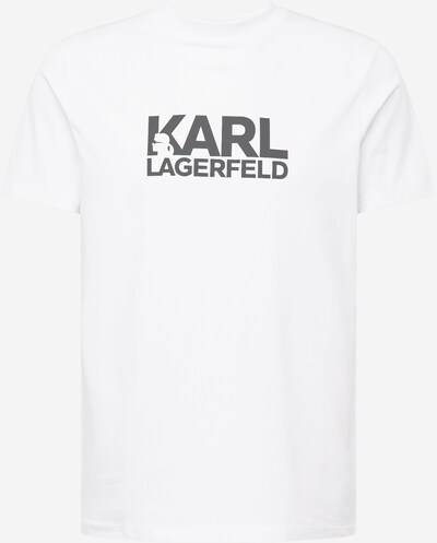 Karl Lagerfeld Tričko - tmavosivá / biela, Produkt