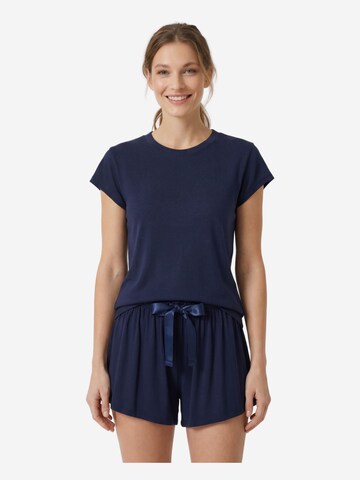 Myjama Slaapshirt in Blauw: voorkant