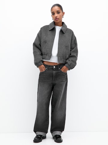 Veste mi-saison Pull&Bear en gris