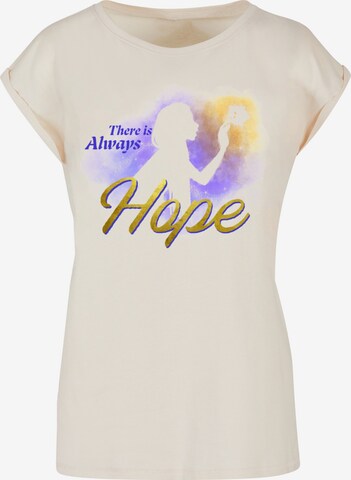 ABSOLUTE CULT Shirt ' Wish - Gradient There Is Always Hope' in Beige: front