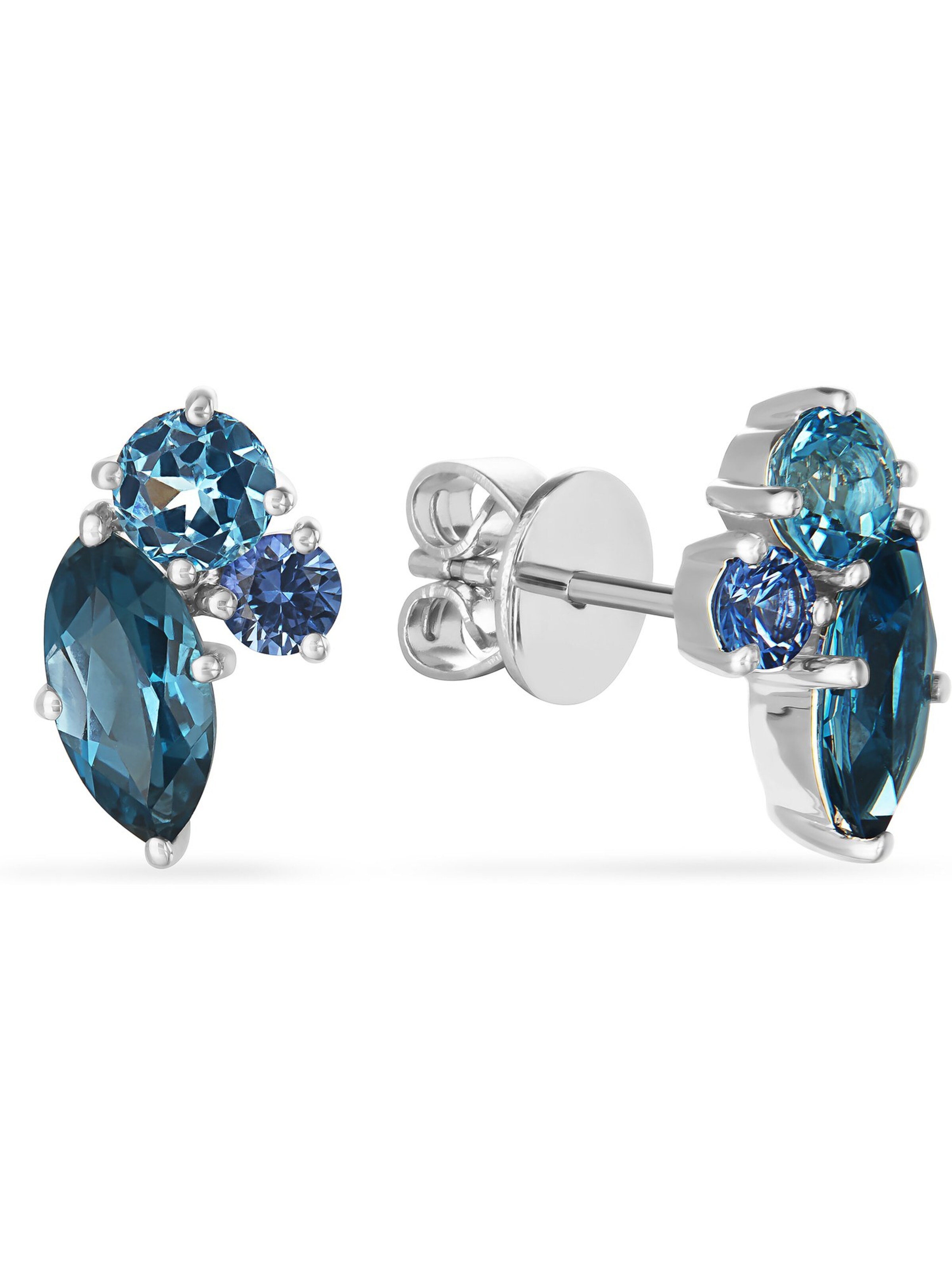 CHRIST Ohrringe in Blau