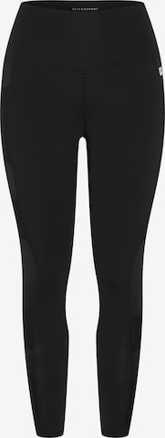 Jette Sport Skinny Leggings in Black: front