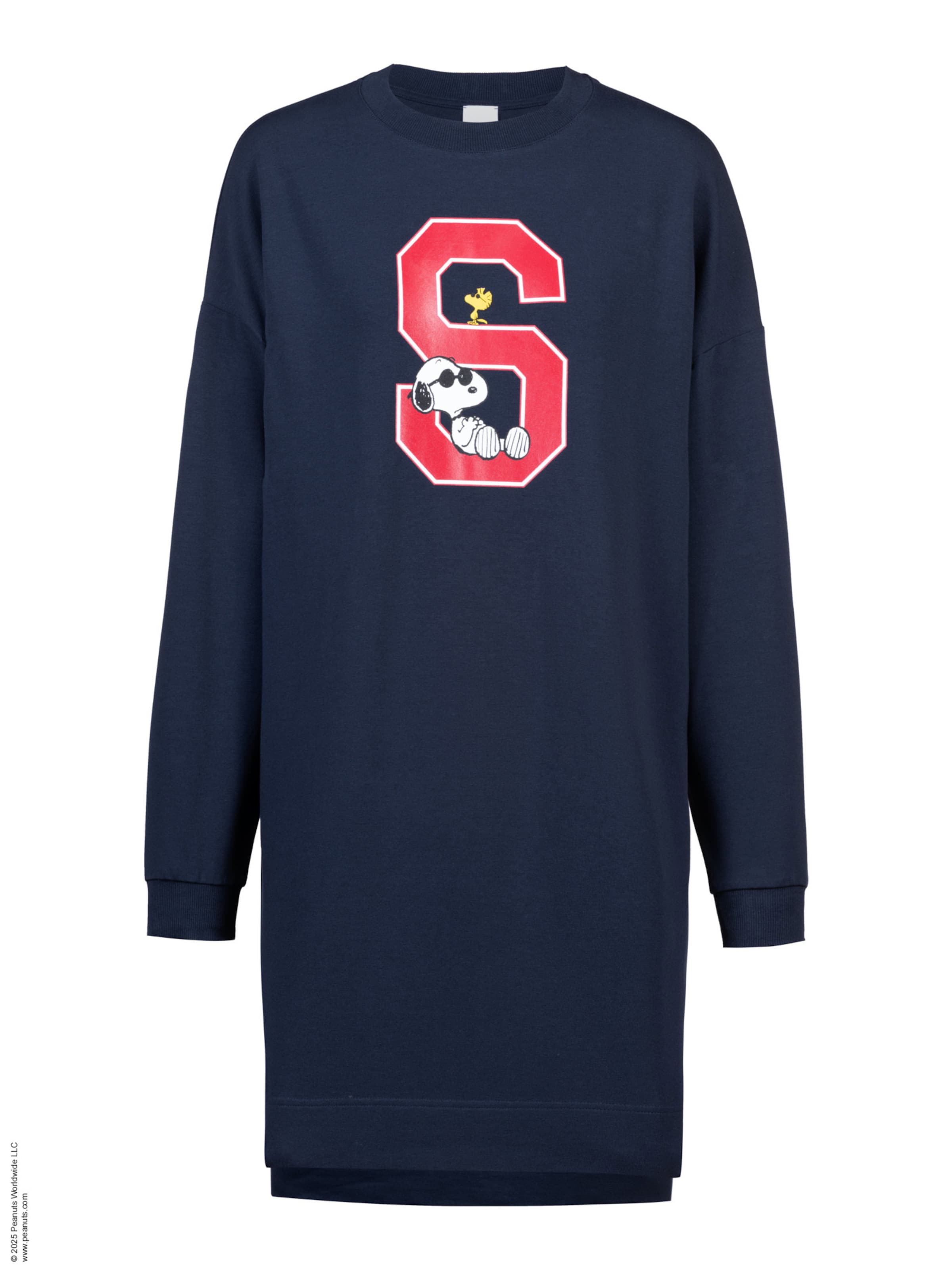 Mey Nightgown 'mey x Peanuts' in Blue: front