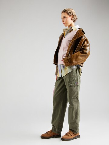 Tommy Jeans Pullover 'ESSENTIAL' in Pink