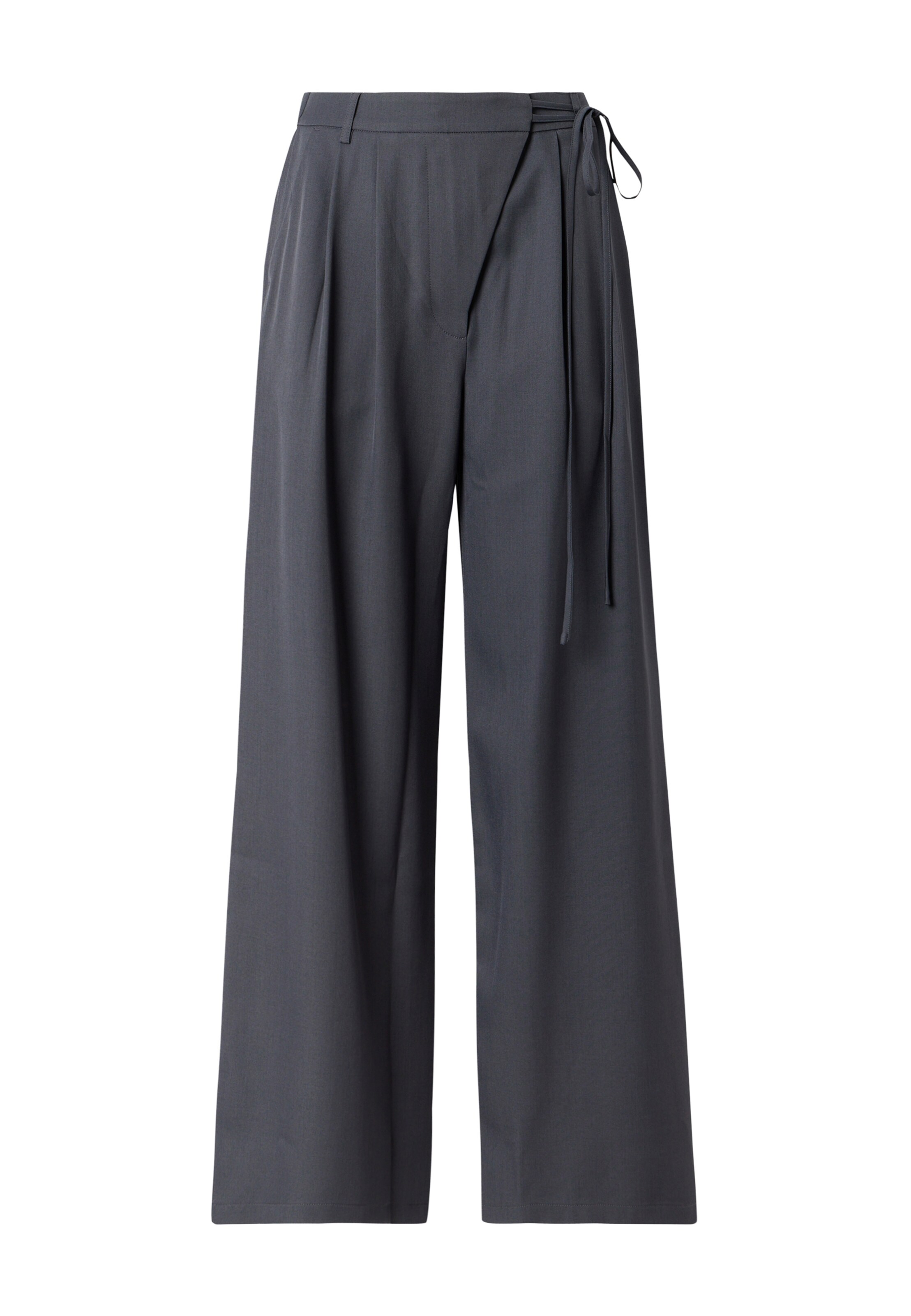 Anna Field Pleat-front trousers in 34 in Dark grey, Item view