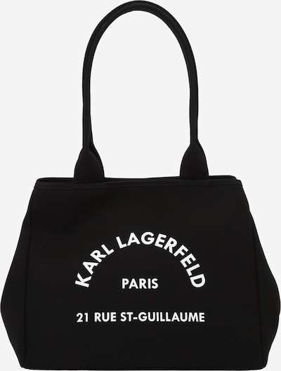 Pirkinių krepšys iš Karl Lagerfeld, spalva – juoda / balta, Prekių apžvalga