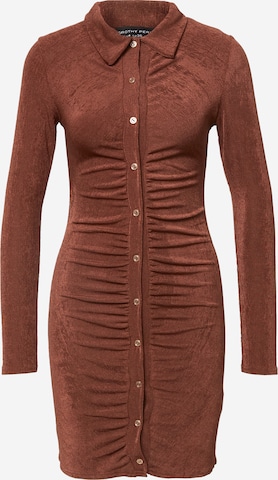 Robe Dorothy Perkins en marron : devant