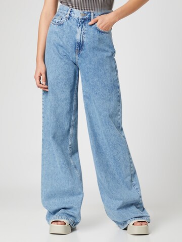 RÆRE by Lorena Rae Wide leg Jeans 'Cora' in Blauw: voorkant