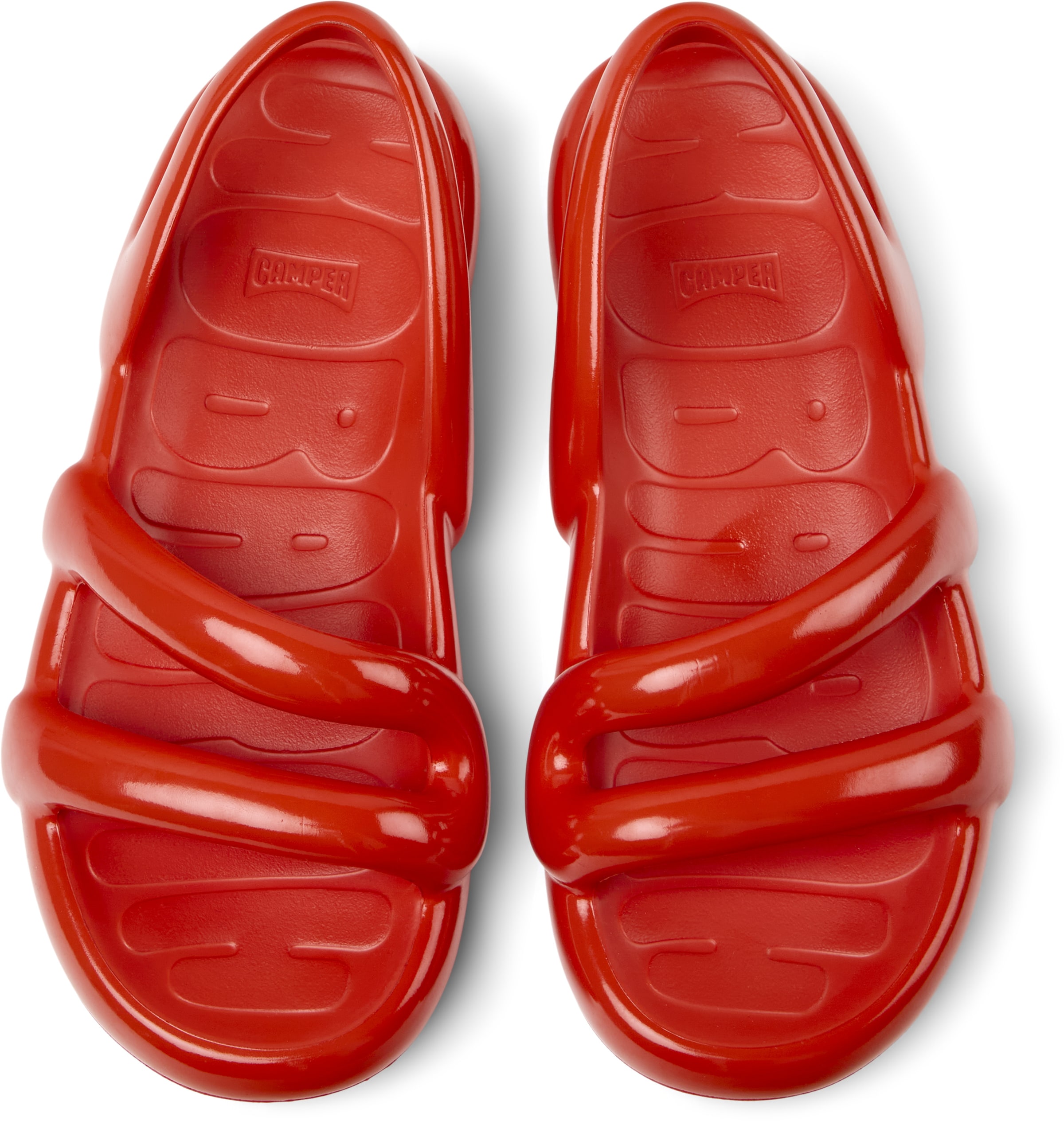 Sandales à lanières 'Kobarah' CAMPER en rouge