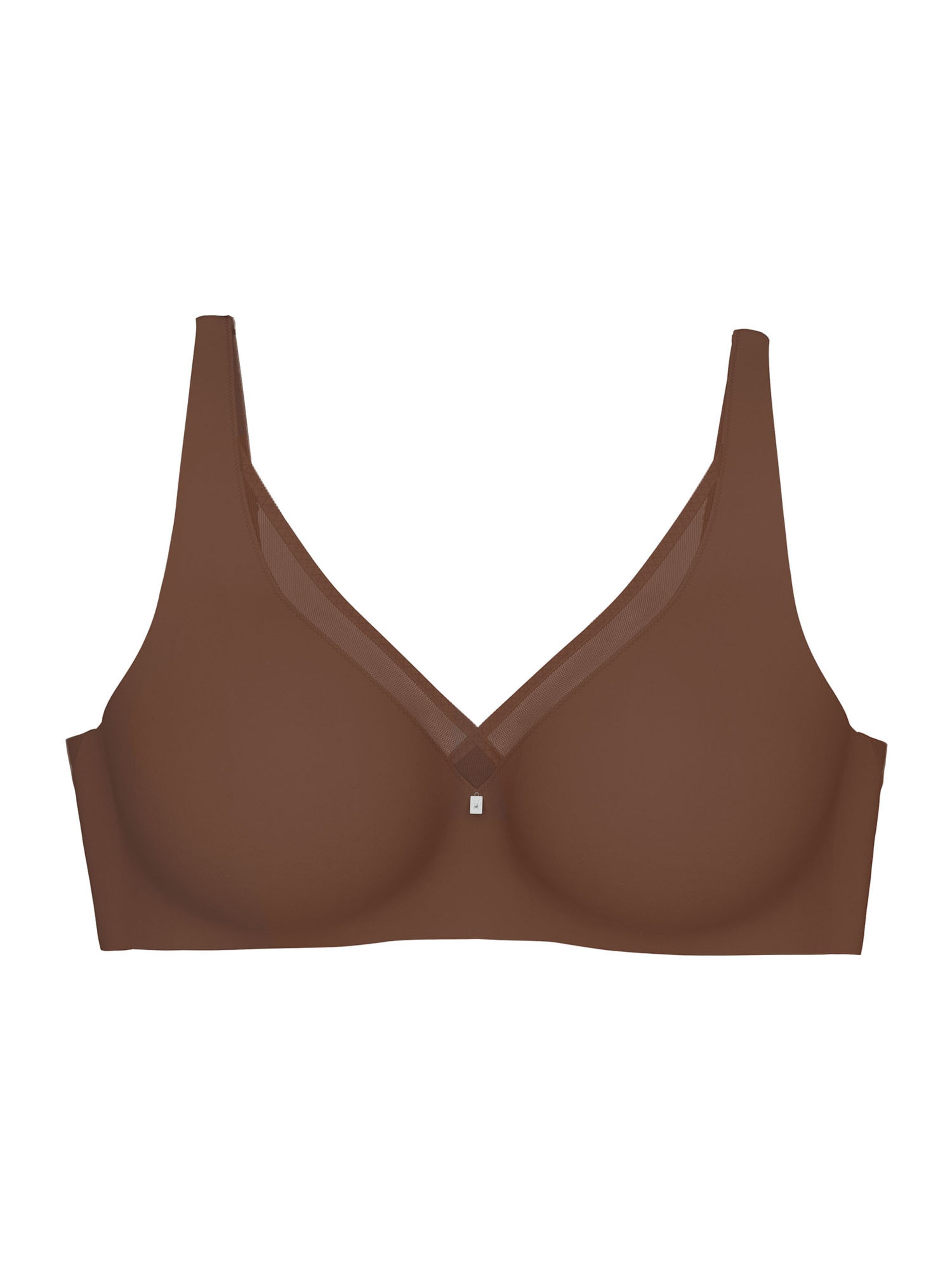 TRIUMPH Soft-BH ' Red Label True Shape Sensation ' in Braun: Vorderseite