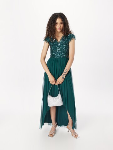 LACE & BEADS Společenské šaty 'Noah' – zelená