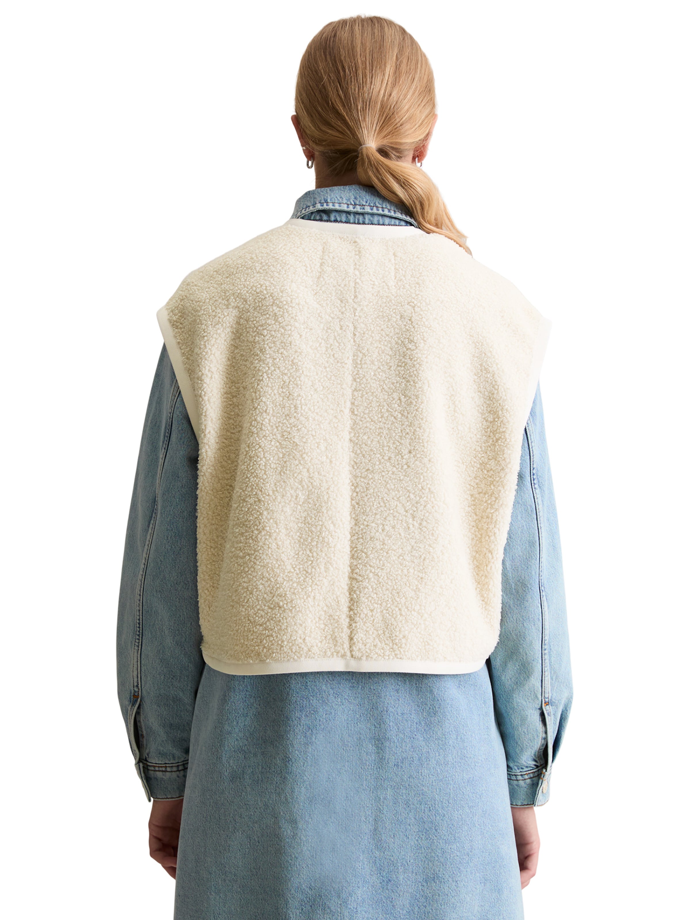 Marc O'Polo DENIM Kamizelka w kolorze biały