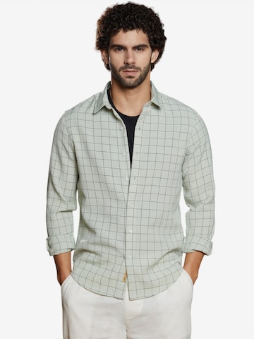 balta Campus Sutra Standartinis modelis Marškiniai 'Charli': priekis