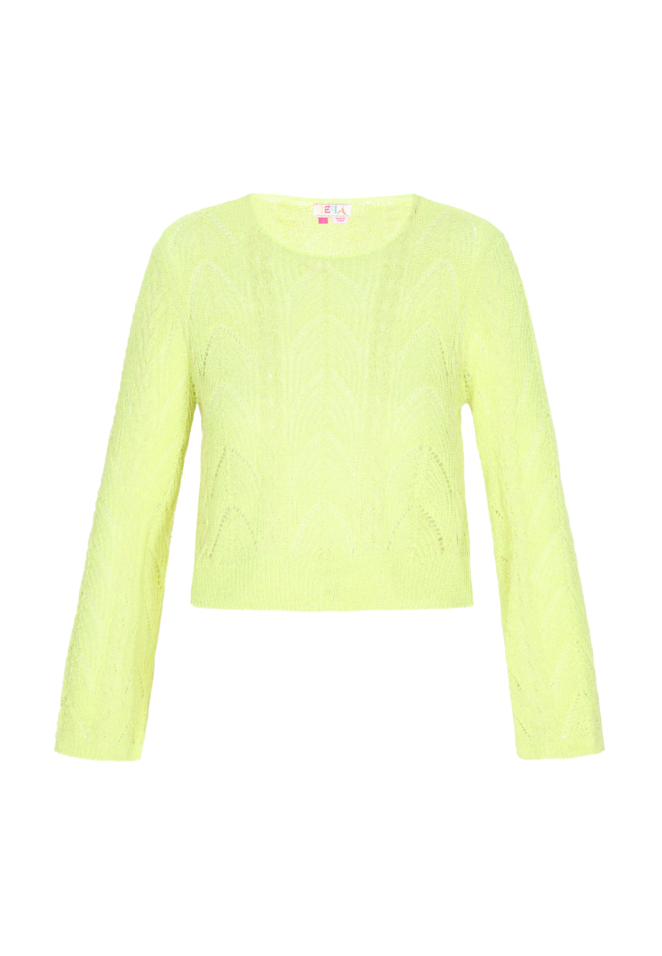 IZIA Kampsun 'Fashion Look', värv kollane: eest vaates