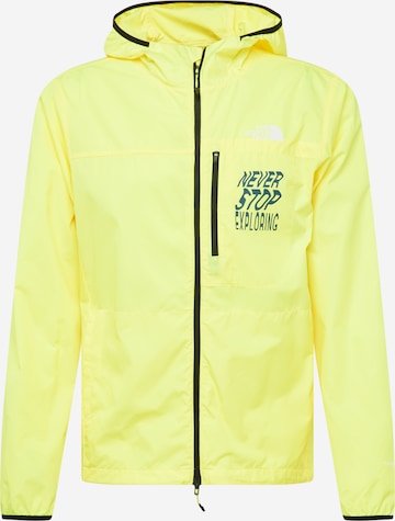 THE NORTH FACE Športna jakna 'HIGHER RUN' | rumena barva: sprednja stran