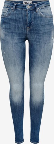 ONLY Skinny Jeans 'POWER' in Blauw: voorkant