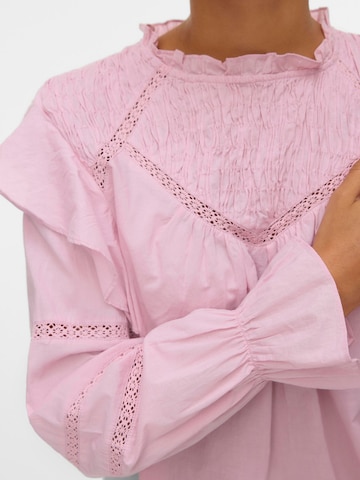 VERO MODA Blouse 'VMAdina' in Pink