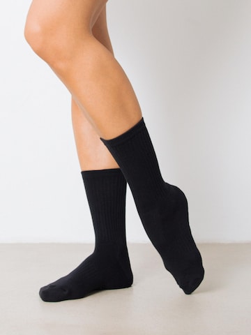 Calzino sportivo 'Tennis Socks 3-Pack' di Honest Basics in nero