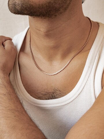 Hey Happiness Ketting 'Twist Link' in Goud: voorkant