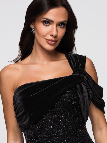 Ombre Abendkleid‌‌‌‌‌ in Schwarz