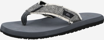 QUIKSILVER - Sandalias de dedo 'Monkey Abyss' en azul: frente