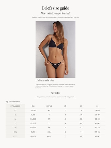 INTIMISSIMI String 'GLIMMER OF PLEASURE' in Schwarz