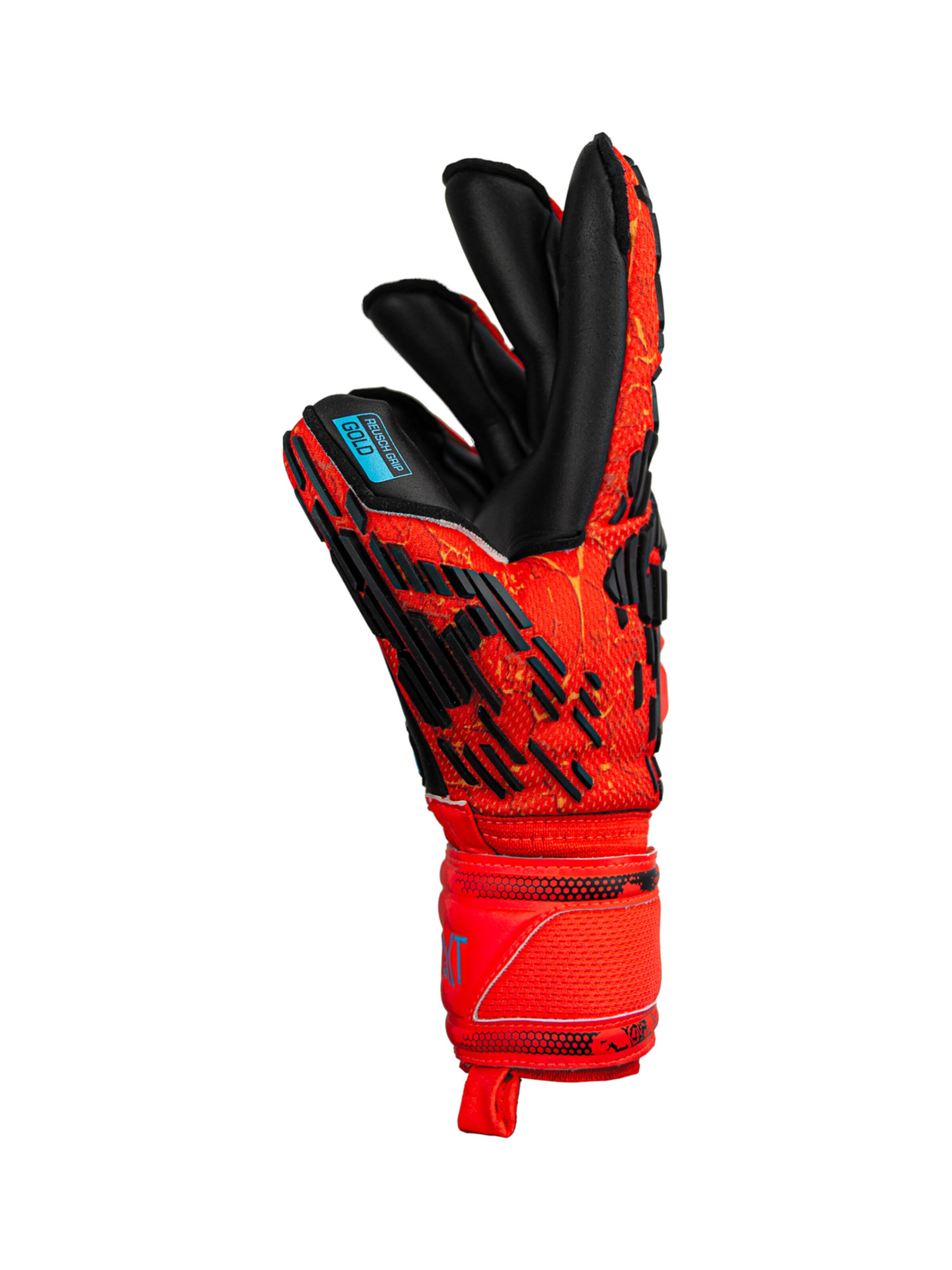 REUSCH Sporthandschoenen 'Attrakt Freegel Gold Evolution Cut' in Rood