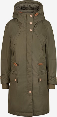 Parka di mezza stagione di Brandit in verde: frontale