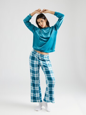 Hunkemöller Pyjama in Blauw: voorkant